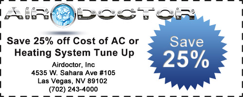 Save 25% Off Price of A/C or Heating Tune Up
